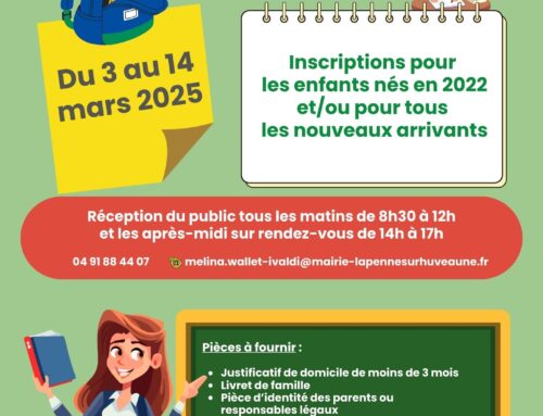 Ouverture Pré-inscription scolaire