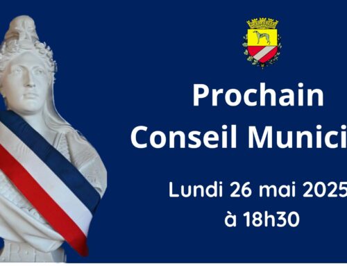 Prochain Conseil Municipal : le 26 mai 2025